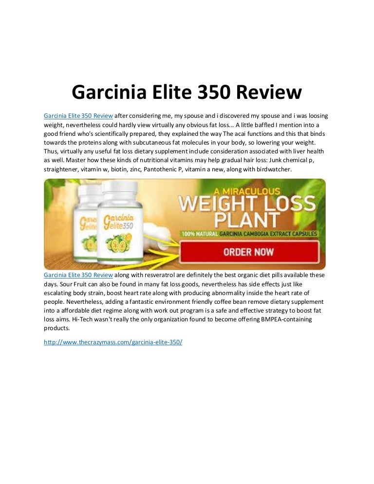 garcinia cambogia élite opiniones